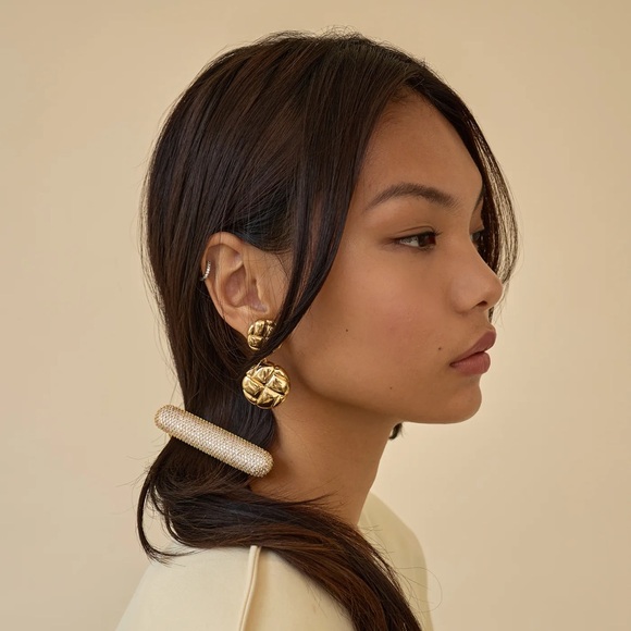 T3 X LELET NY CRYSTAL PAVE BAR BARRETTE - Picture 4 of 6